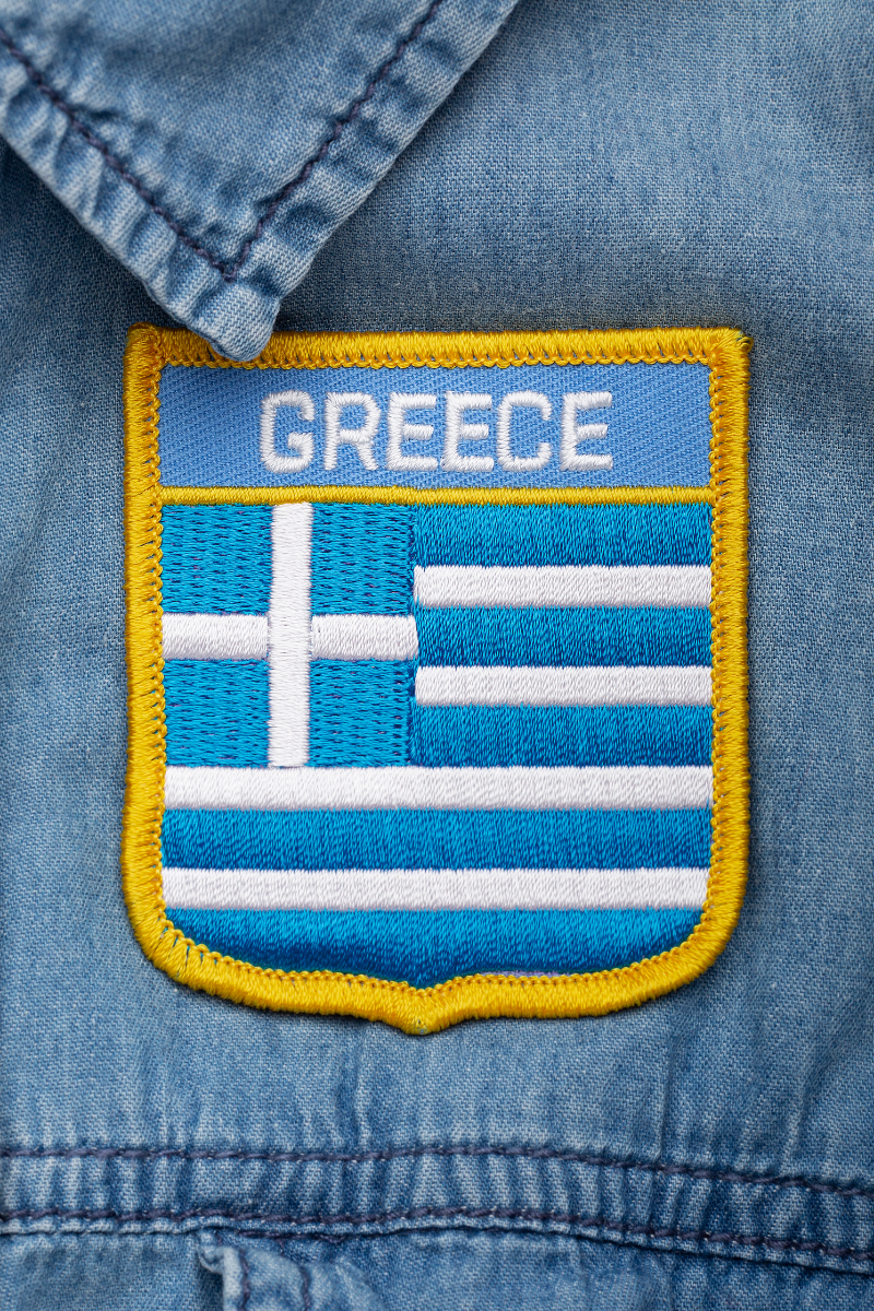 Greece Flag Patch
